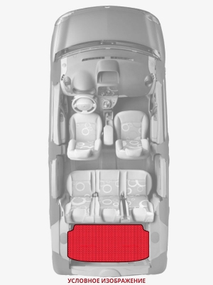ЭВА коврики «Queen Lux» багажник для Лада 2105